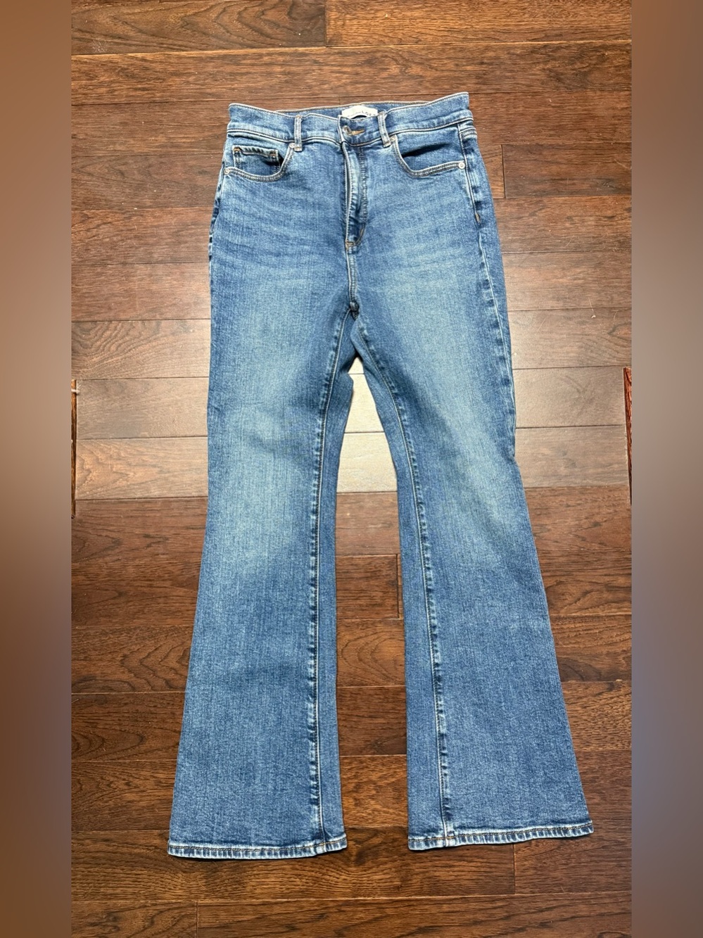 Loft flared denim jeans